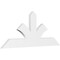 Ekena Millwork Richland Architectural Grade PVC Gable Bracket, 60"W x 25"H x 2"D x 6"F, 10/12 Pitch GBP060X25X0206RIC00 - alternate 1